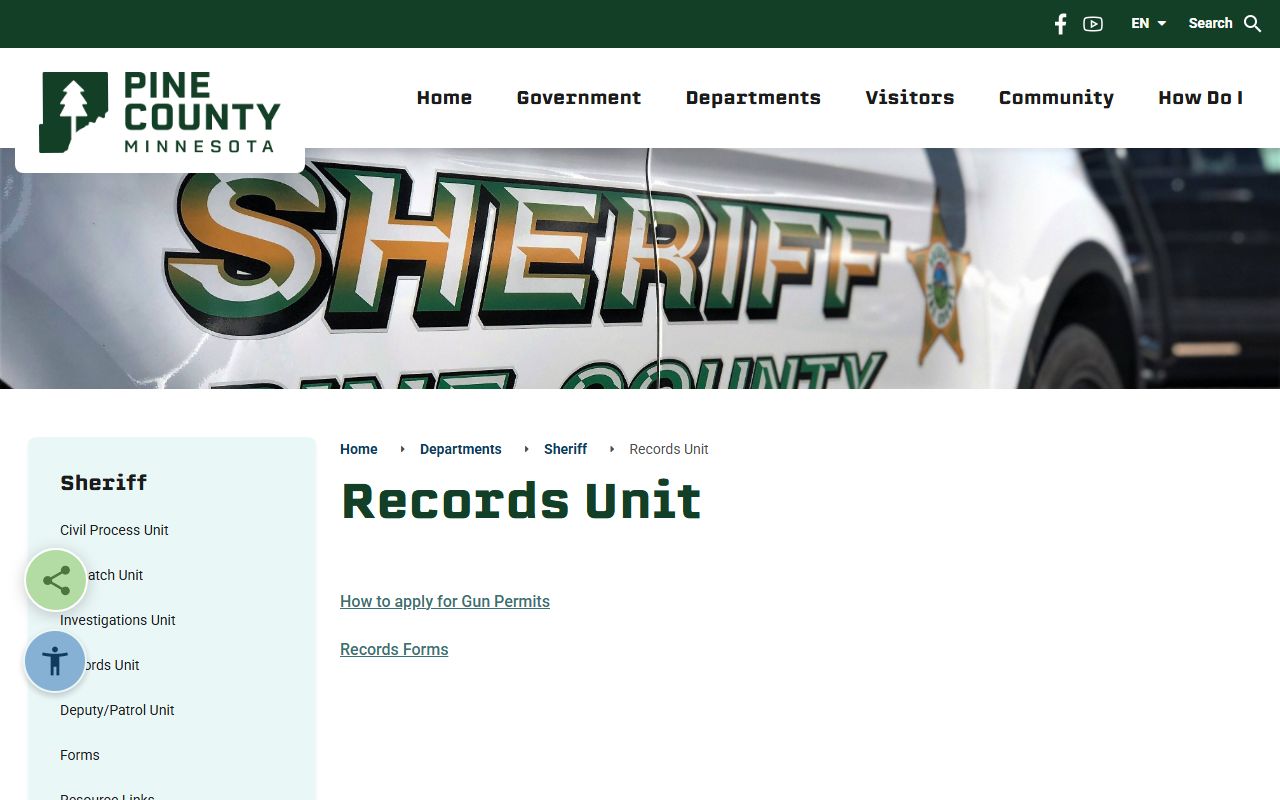 Pine County jail mugshots records unit contact for booking photo request